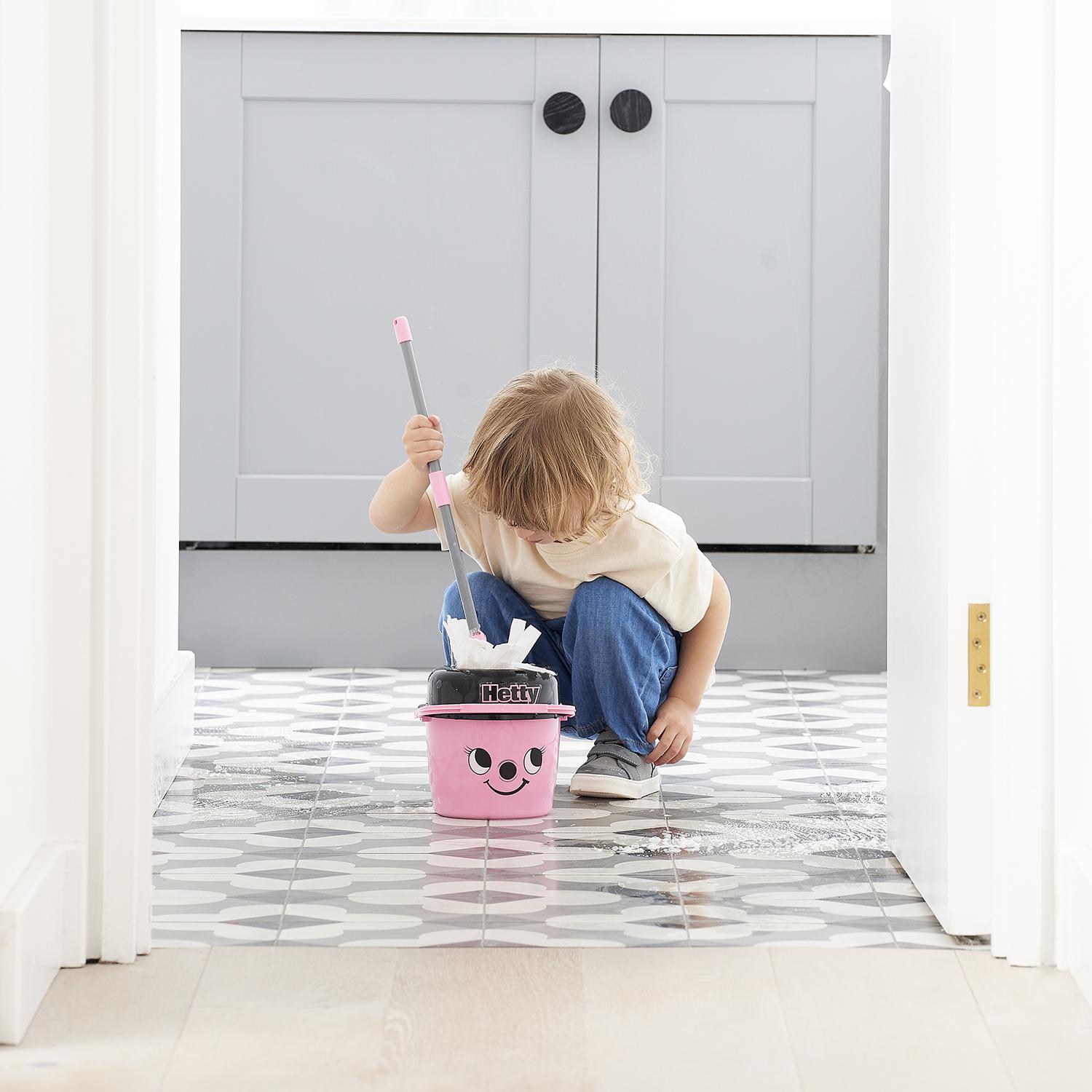 Casdon Hetty Mop & Bucket Kids Cleaning Role Play Toy
