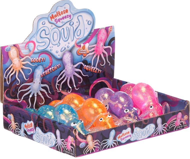 Sugar Maltose Squid Squishy 14cm Fidget Toy