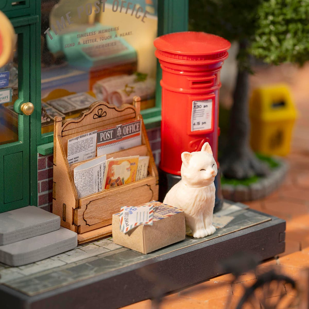 Rolife Century Post Office DIY Miniature House Kit
