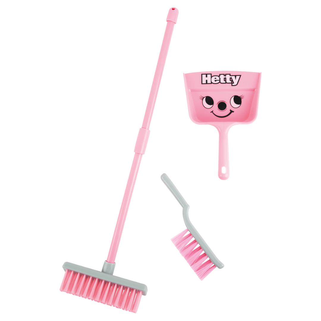Casdon Hetty Brush Set Kids Cleaning Role Play Toy