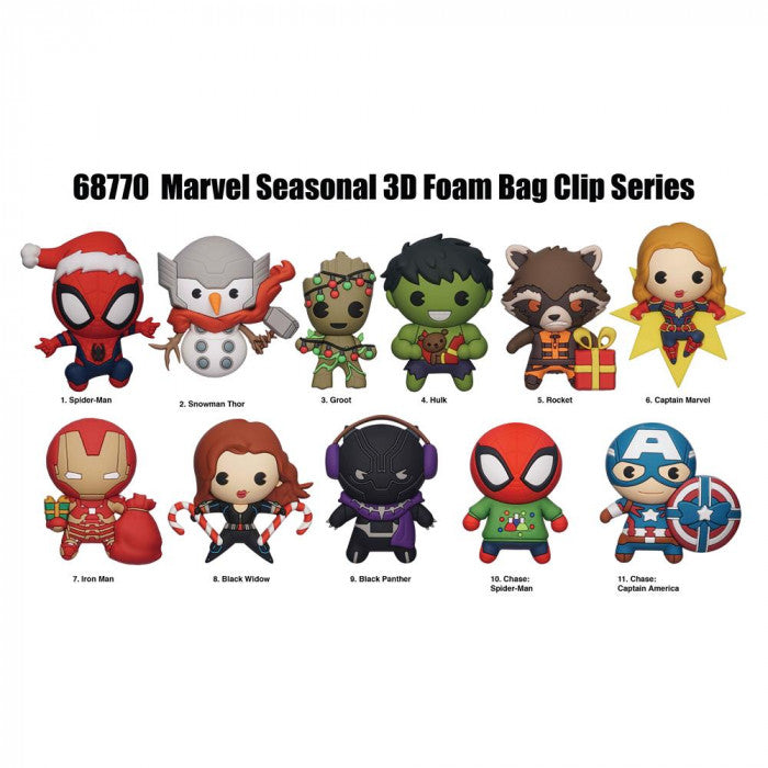 Marvel Christmas Bag Clips