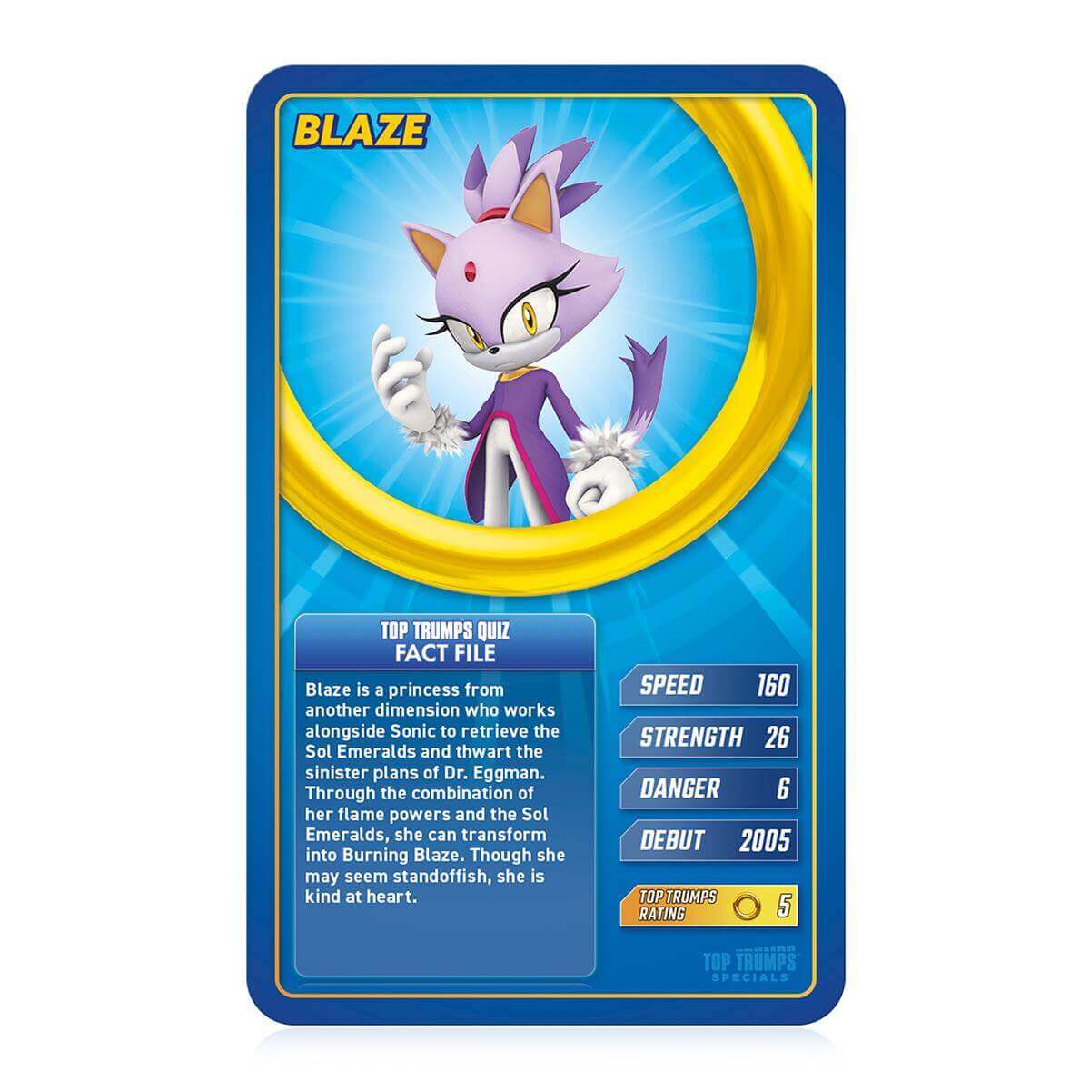 Top Trumps Specials Sonic