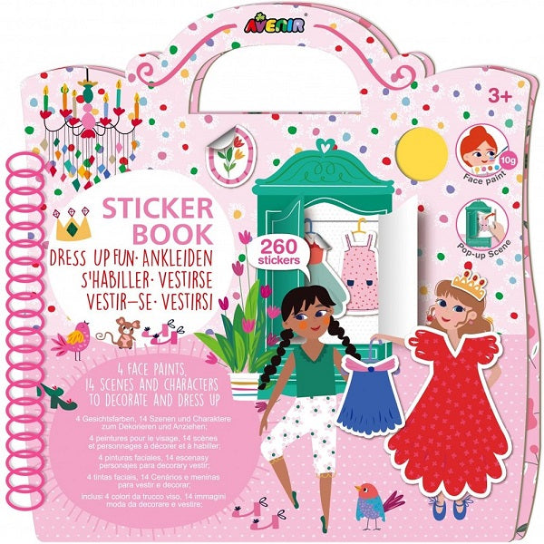 Sticker book Dress up
