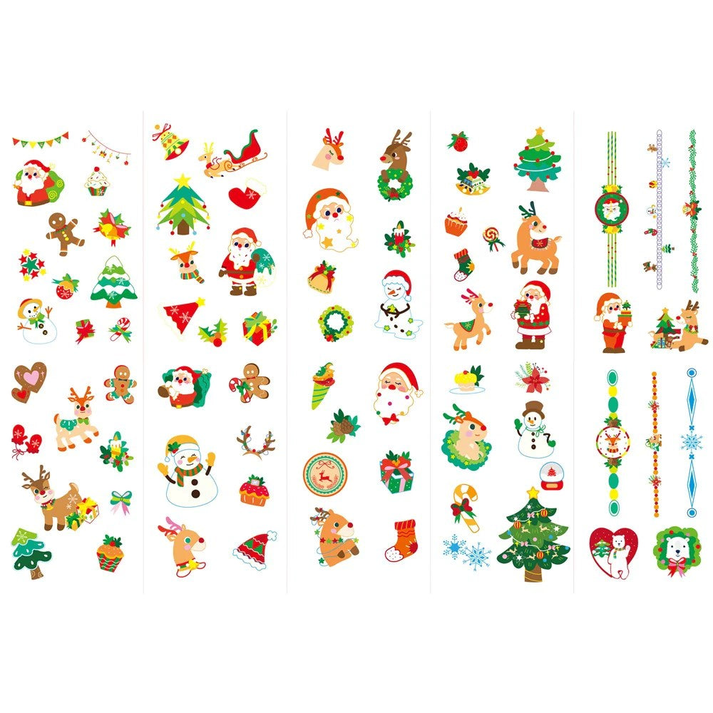 Christmas Nail Stickers and Tattoos