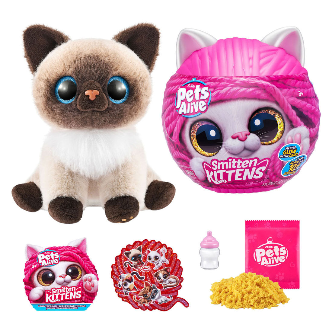 Zuru Pets Alive Smitten Kitten Mystery Interactive Plush