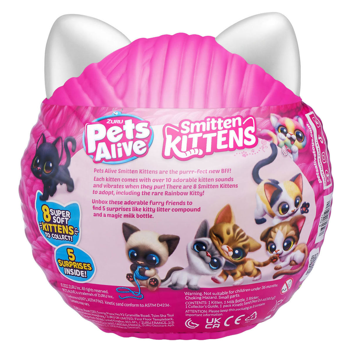 Zuru Pets Alive Smitten Kitten Mystery Interactive Plush