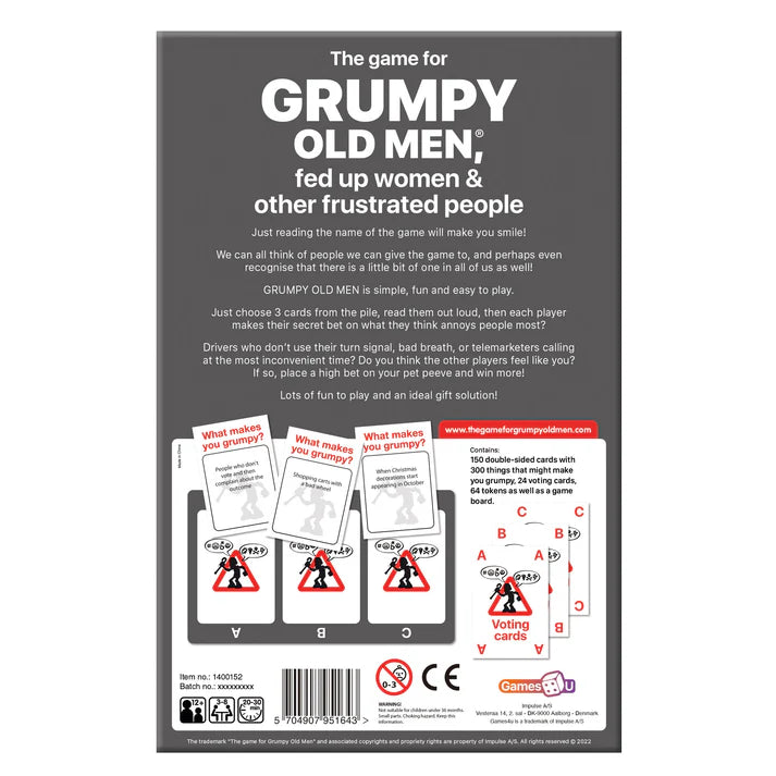 The Game For Grumpy Old Men Board Game