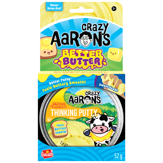 Crazy Aaron's Thinking Putty Better Butter Magnetic Sensory Toy