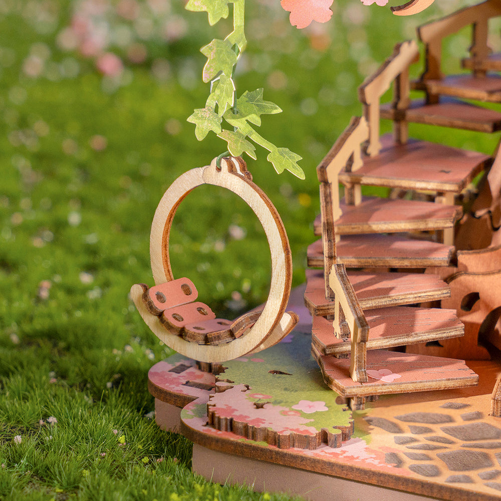 Rolife Sakura Tree House DIY Miniature House Kit