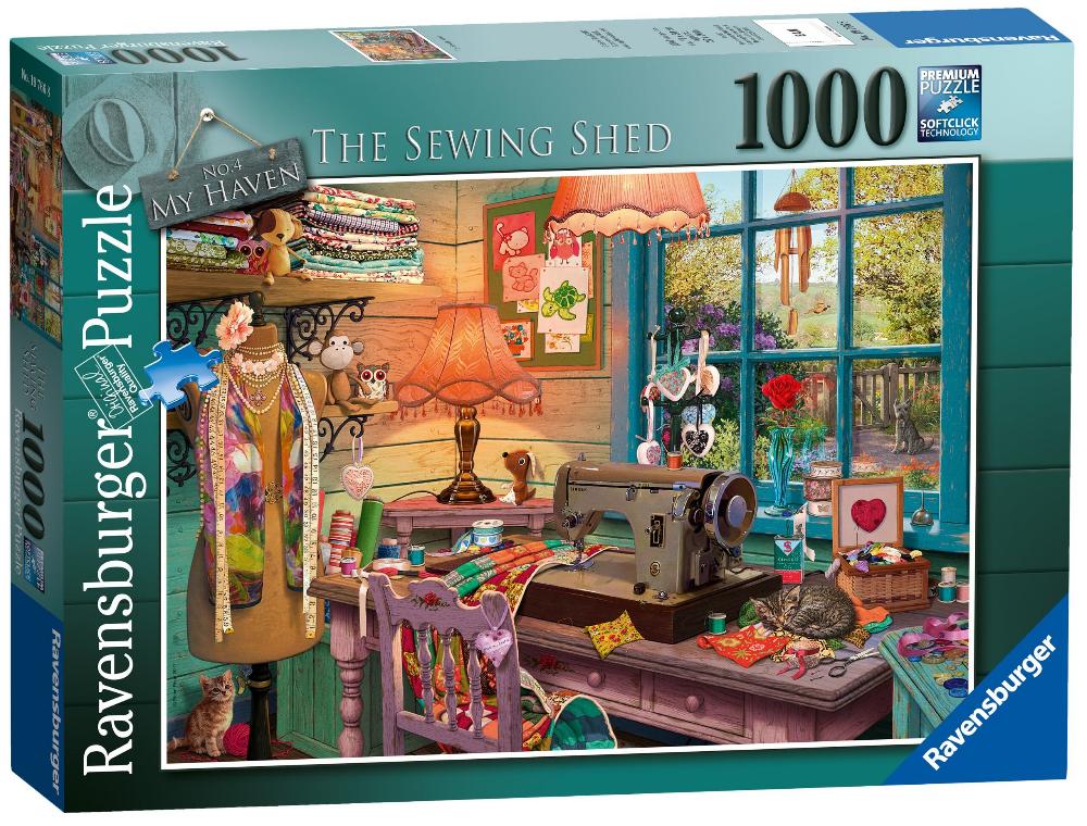 My Haven No 4, The Sewing Shed, 1000pc