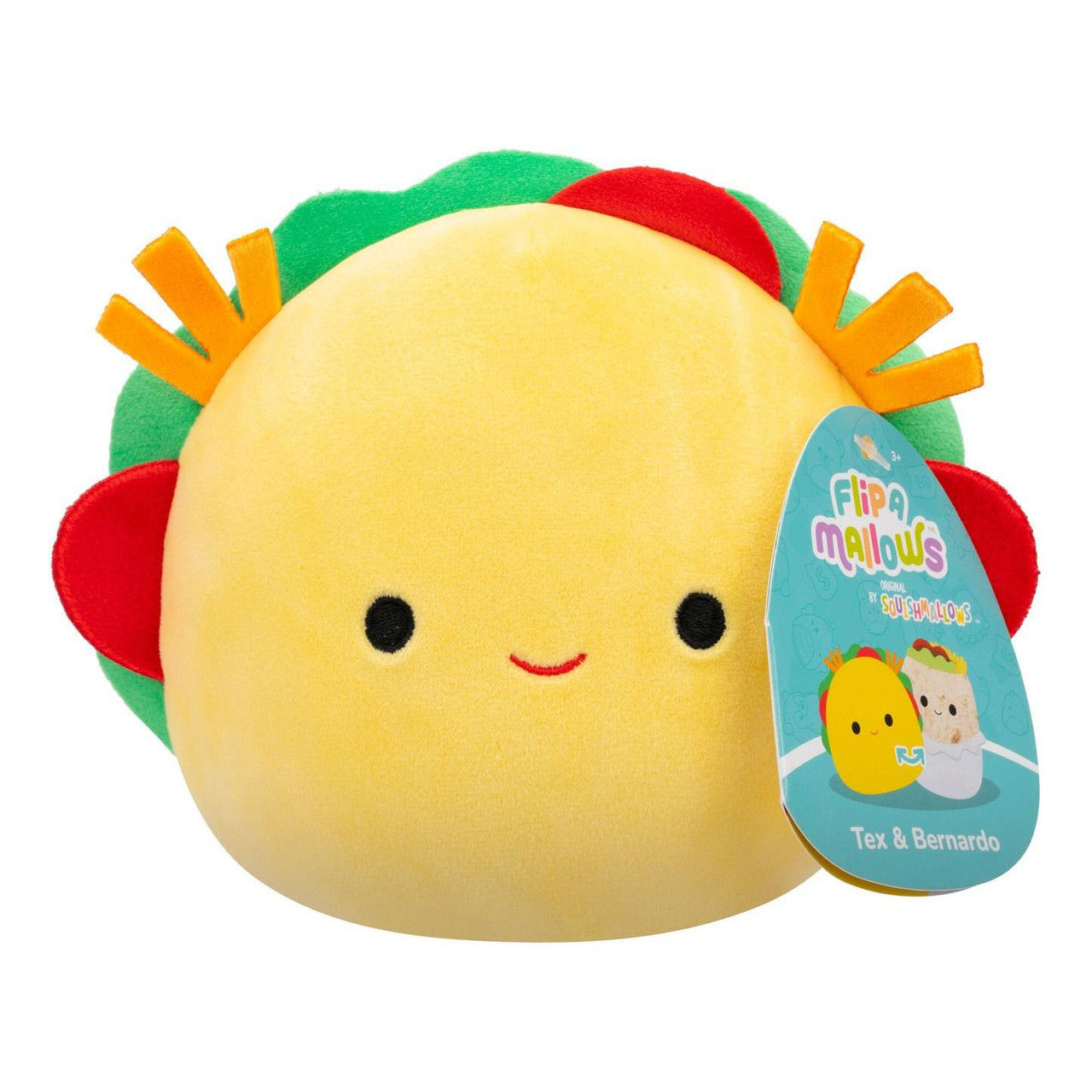 5" Squishmallow Flipmallow Tex & Bernardo