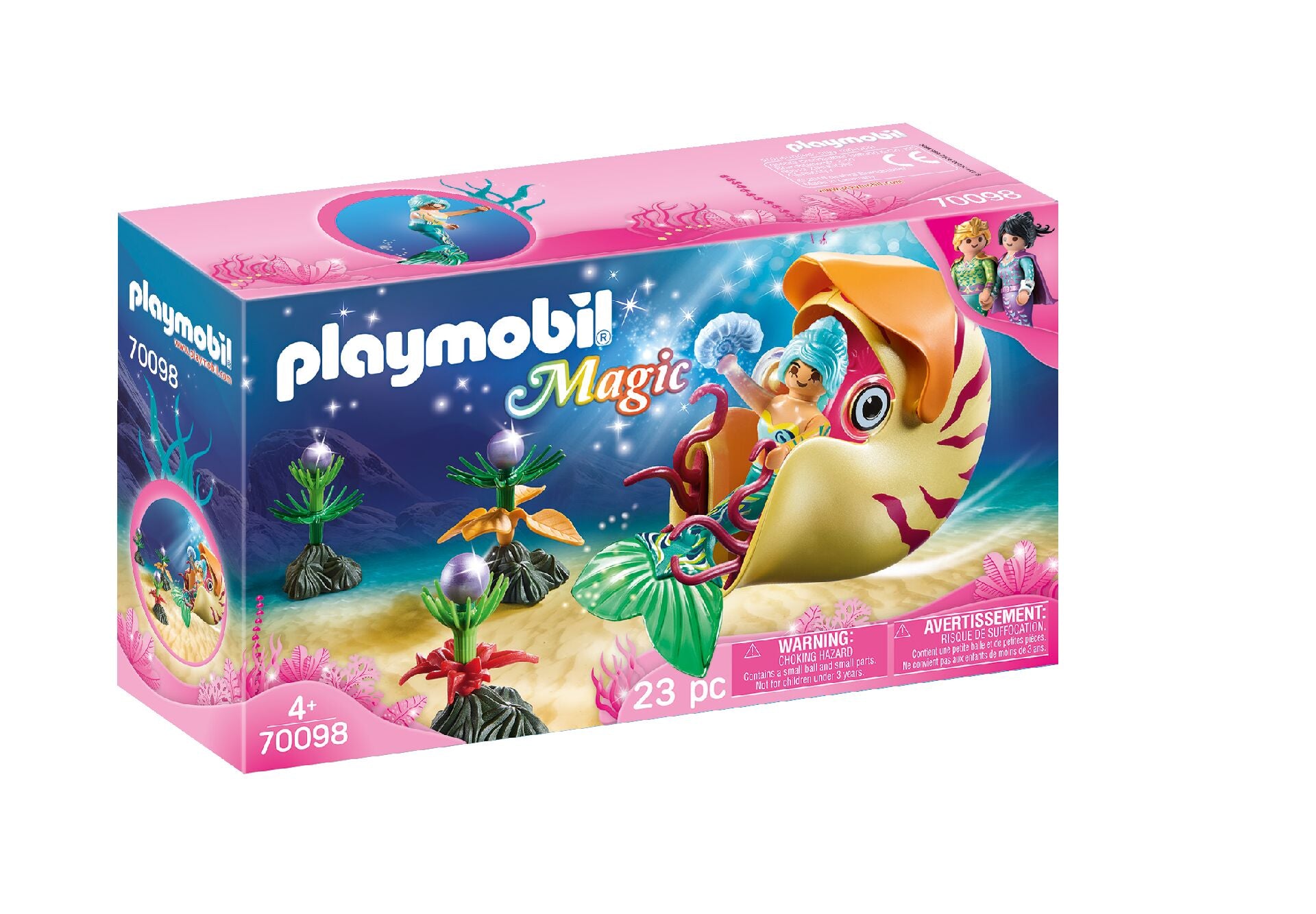 Playmobil 70098 Magic Mermaids Sea Snail Carriage