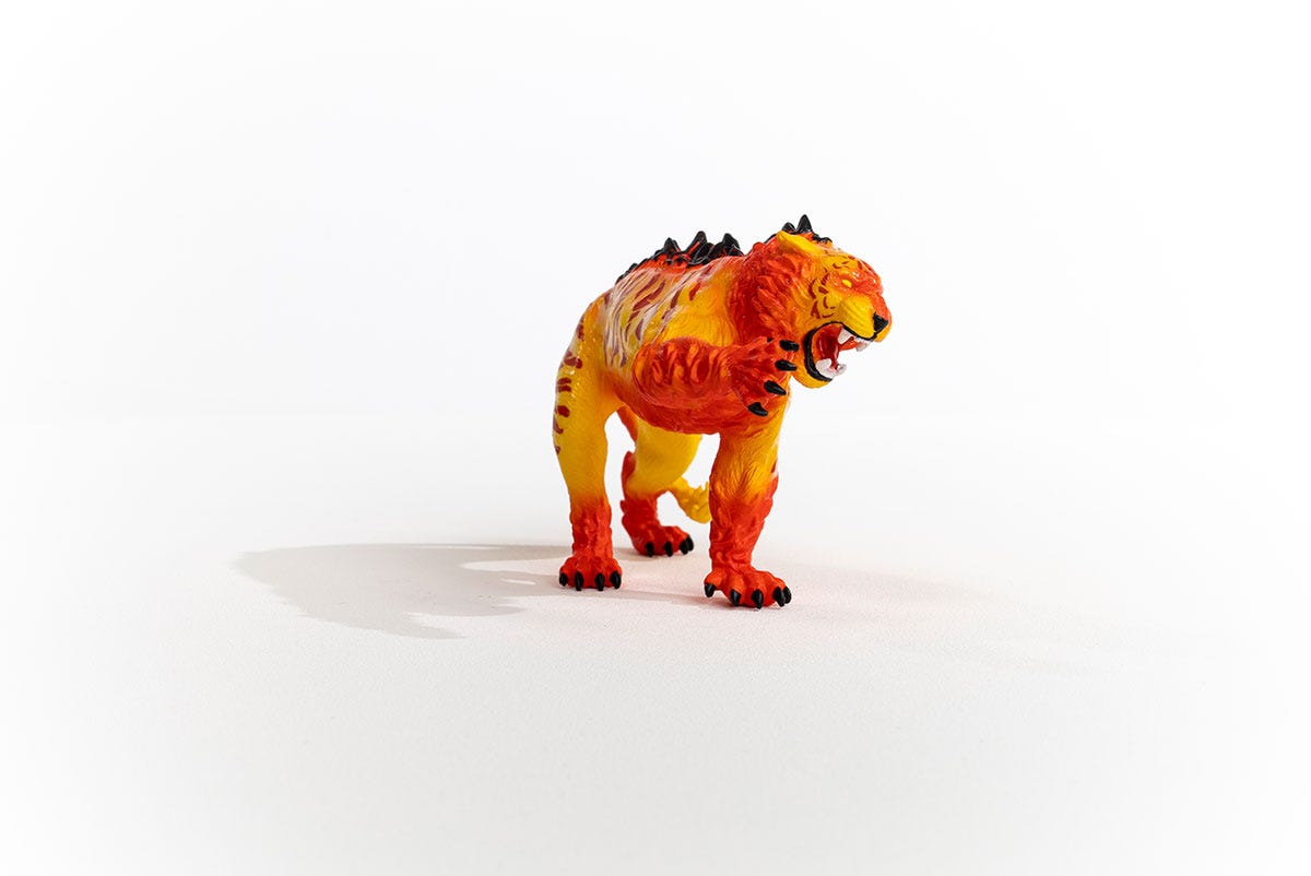 Schleich Eldrador Creatures Lava Tiger Toy Figure