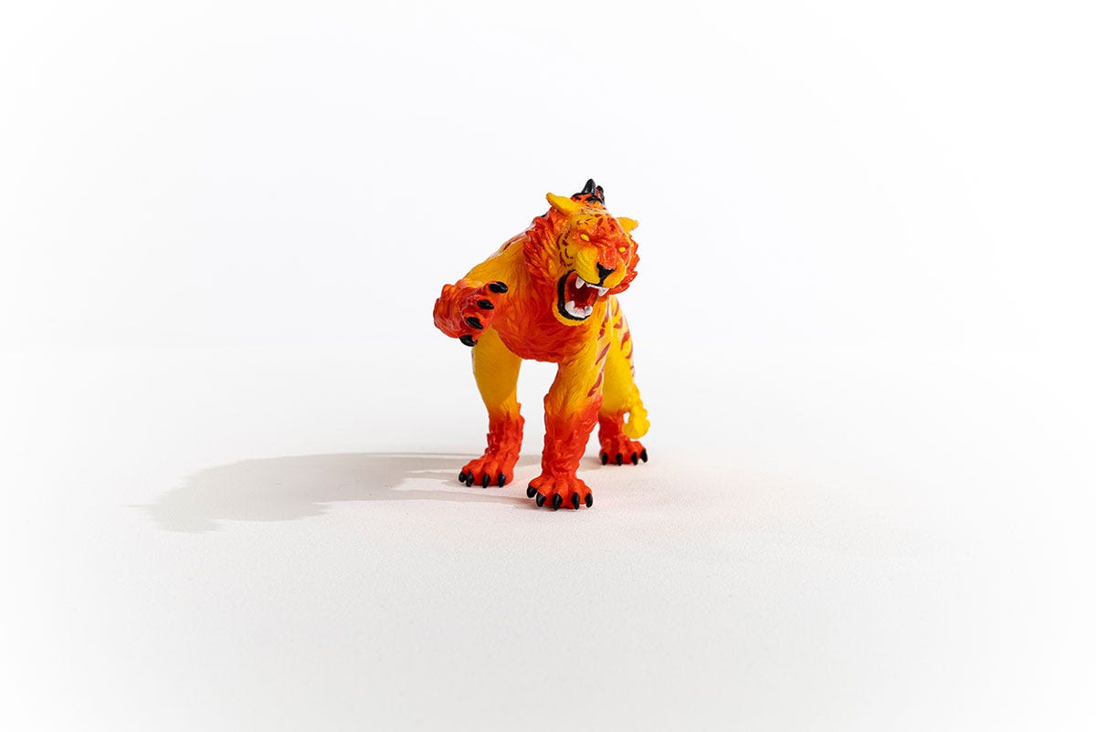 Schleich Eldrador Creatures Lava Tiger Toy Figure