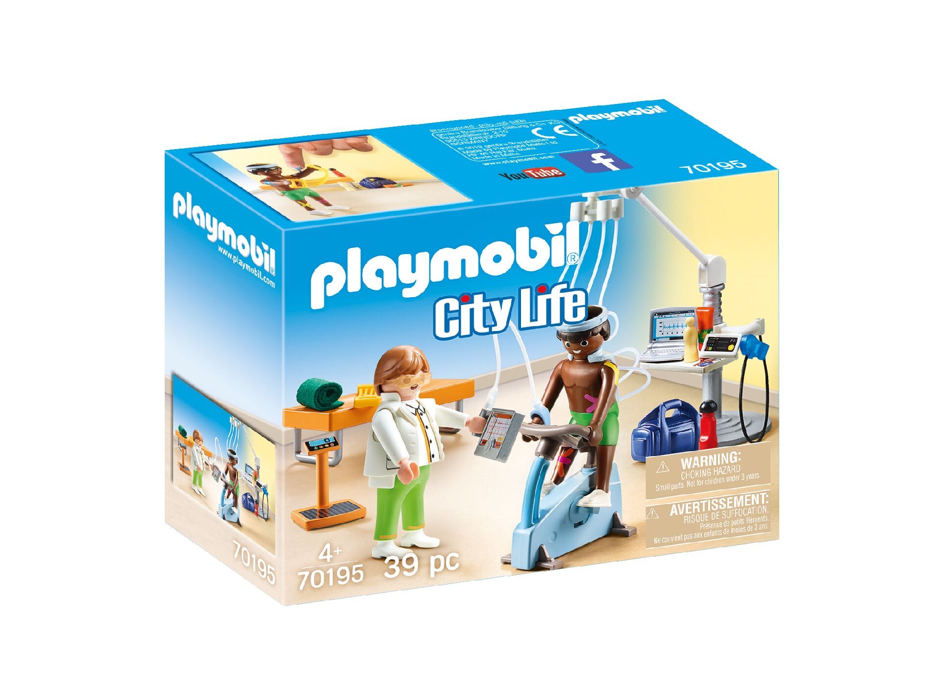 Playmobil 70195 City Life Hospital Physiotherapist