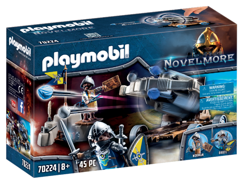 Playmobil 70224 Novelmore Knights Firing Ice Cannon