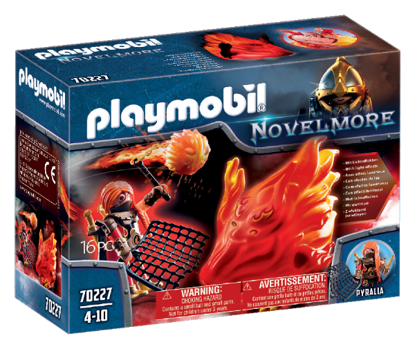 Playmobil 70227 Novelmore Knights Burnham Raiders Spirit of Fire with LED Light Effect