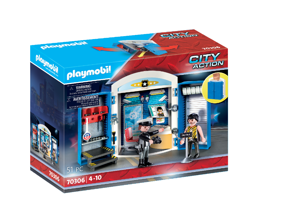 Playmobil 70306 Police Station Play Box