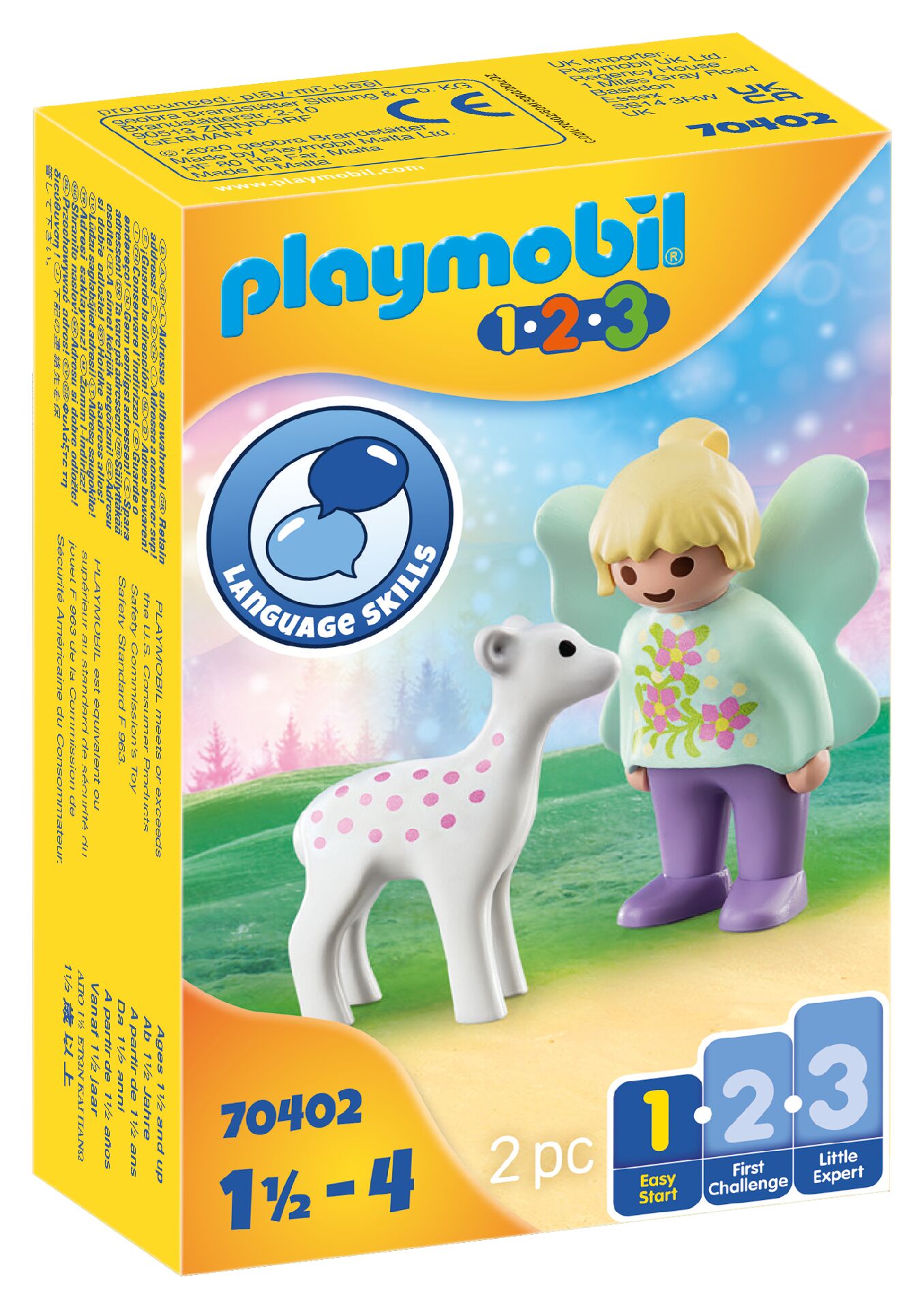 Playmobil 70402 1.2.3 Fairy Friend with Fawn