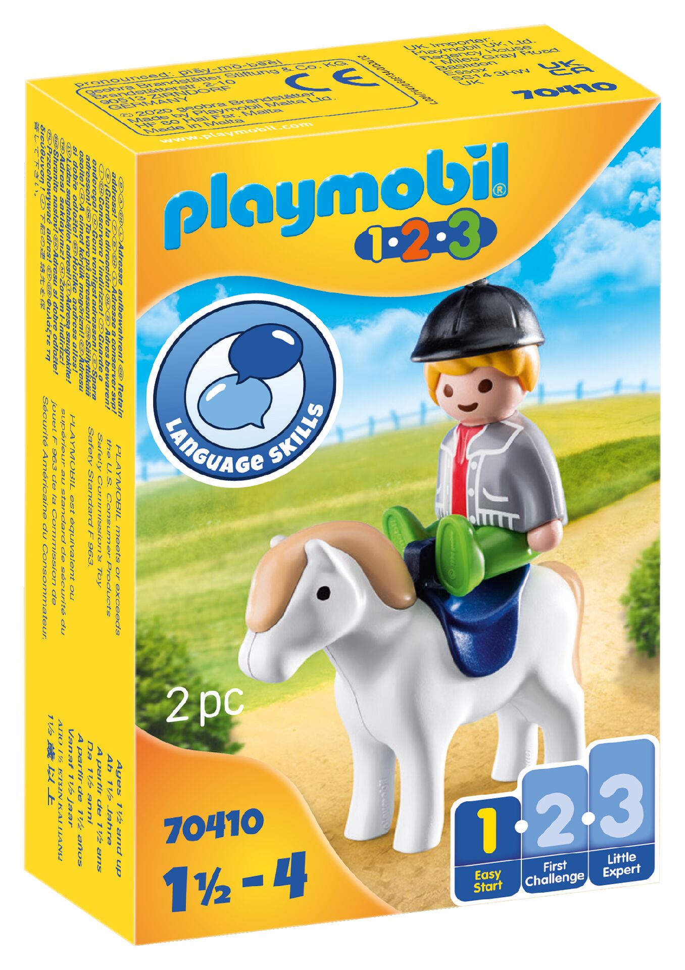 Playmobil 70410 1.2.3 Boy with Pony