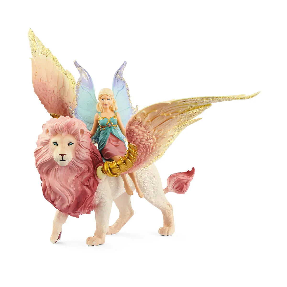 Schleich Bayala Fairy on Winged Horse Figure Set