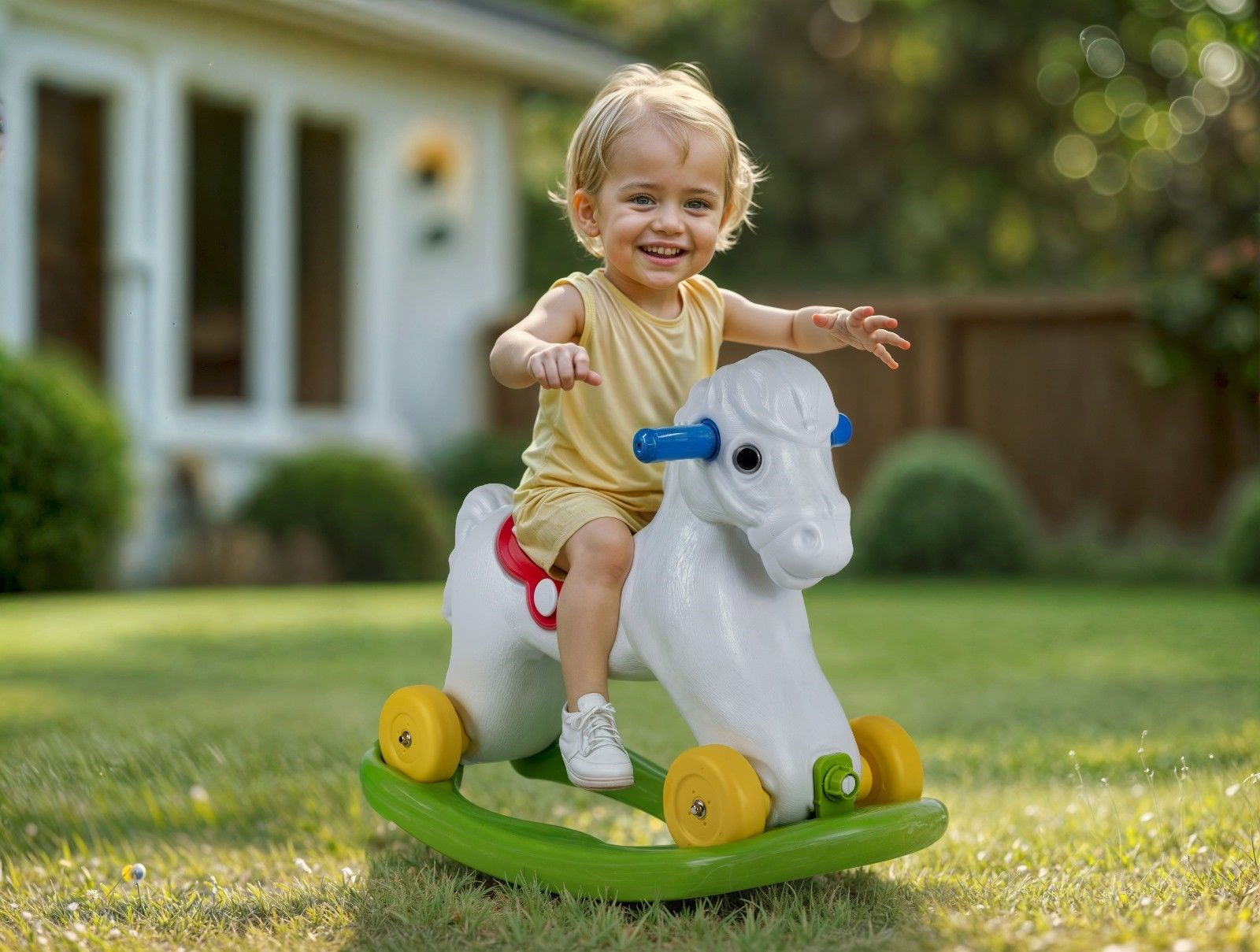 Rocking Horse with Wheels