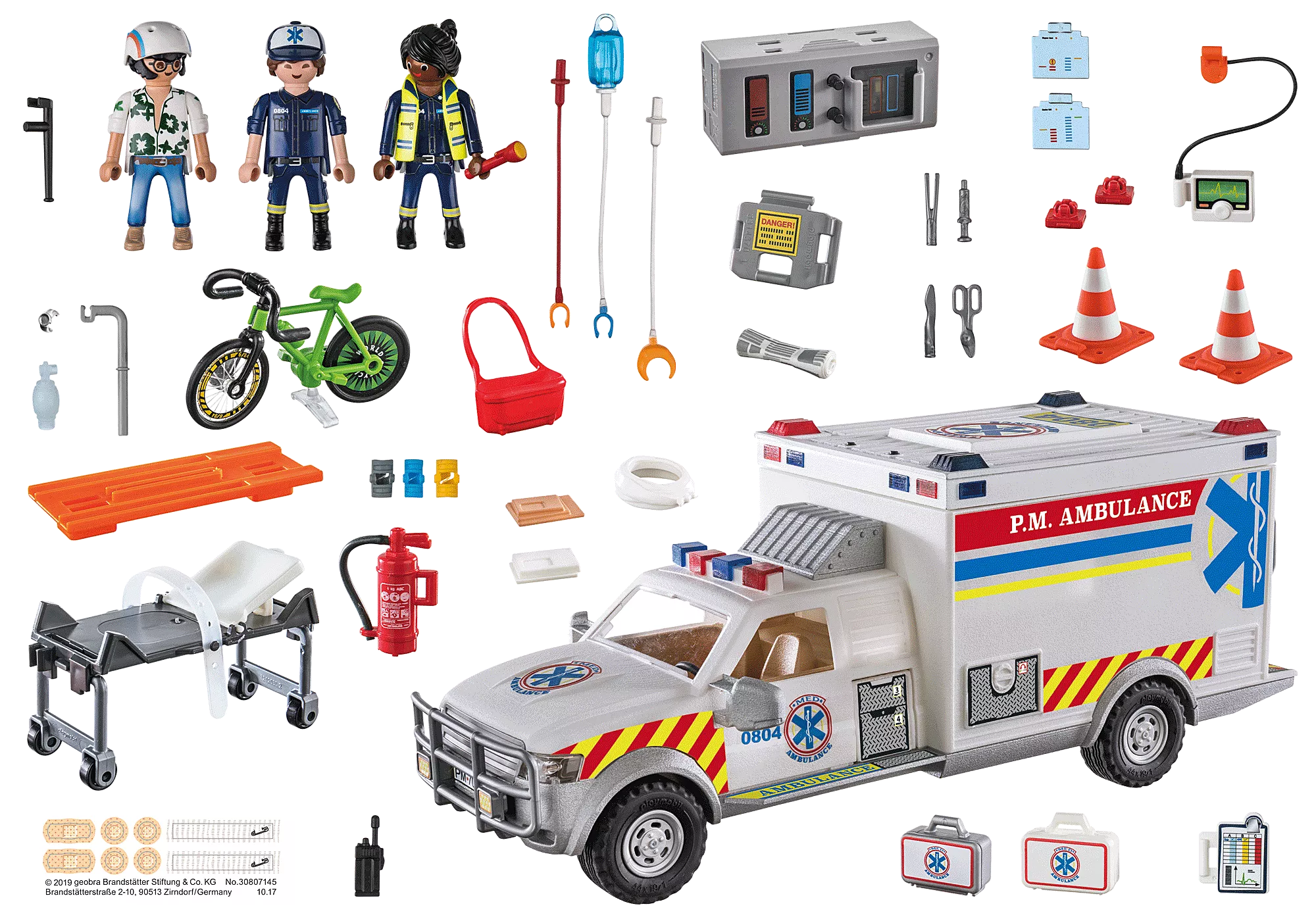 Playmobil 70936 Rescue Vehicles Ambulance with Lights and Sound