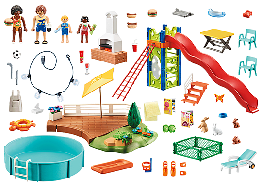 Playmobil 70987 City Life Modern House Pool Party