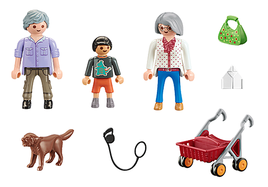 Playmobil 70990 City Life Modern House Grandparents with Child