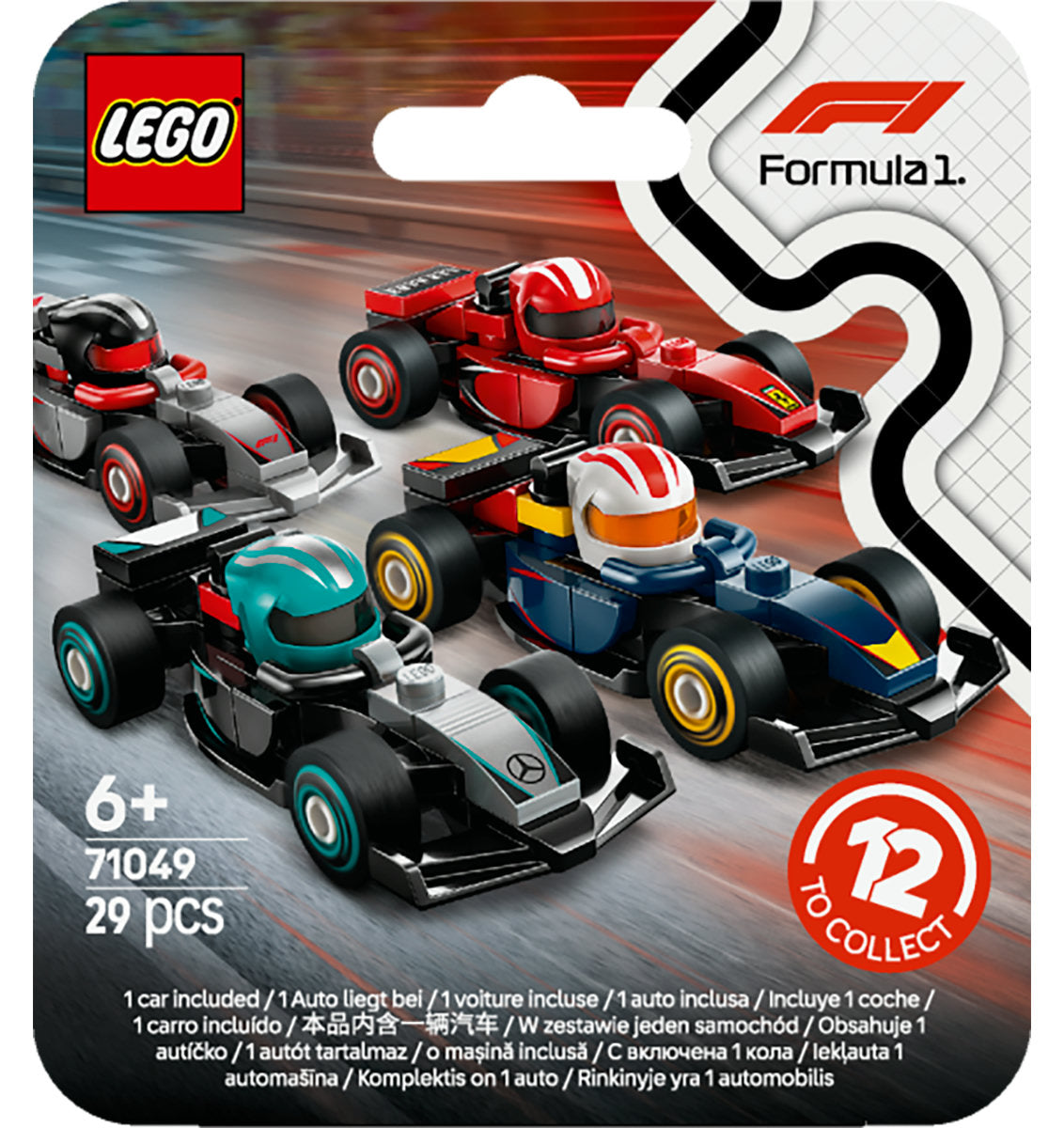 LEGO F1 Collectible Race Cars Vehicle Kit 71049