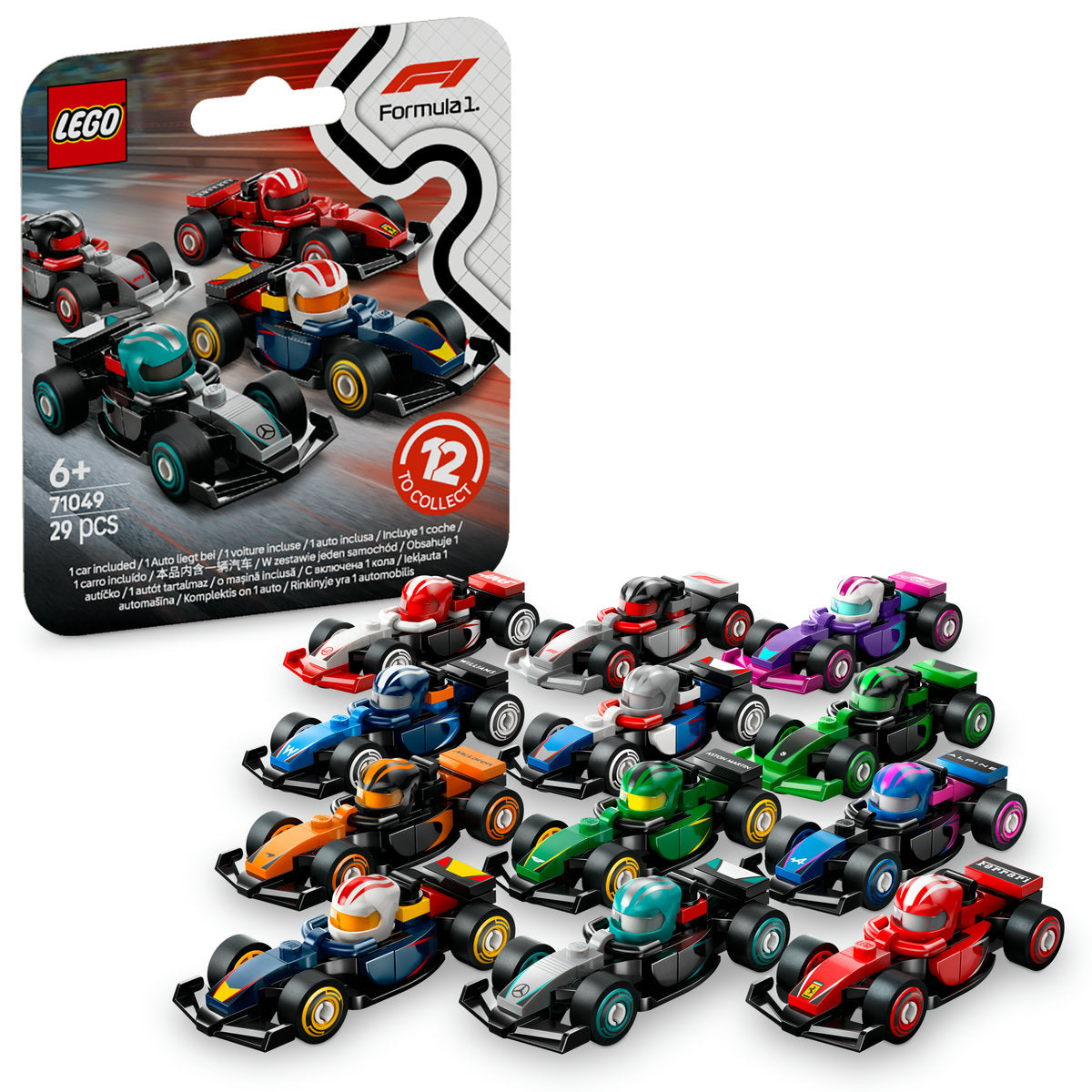 LEGO F1 Collectible Race Cars Vehicle Kit 71049