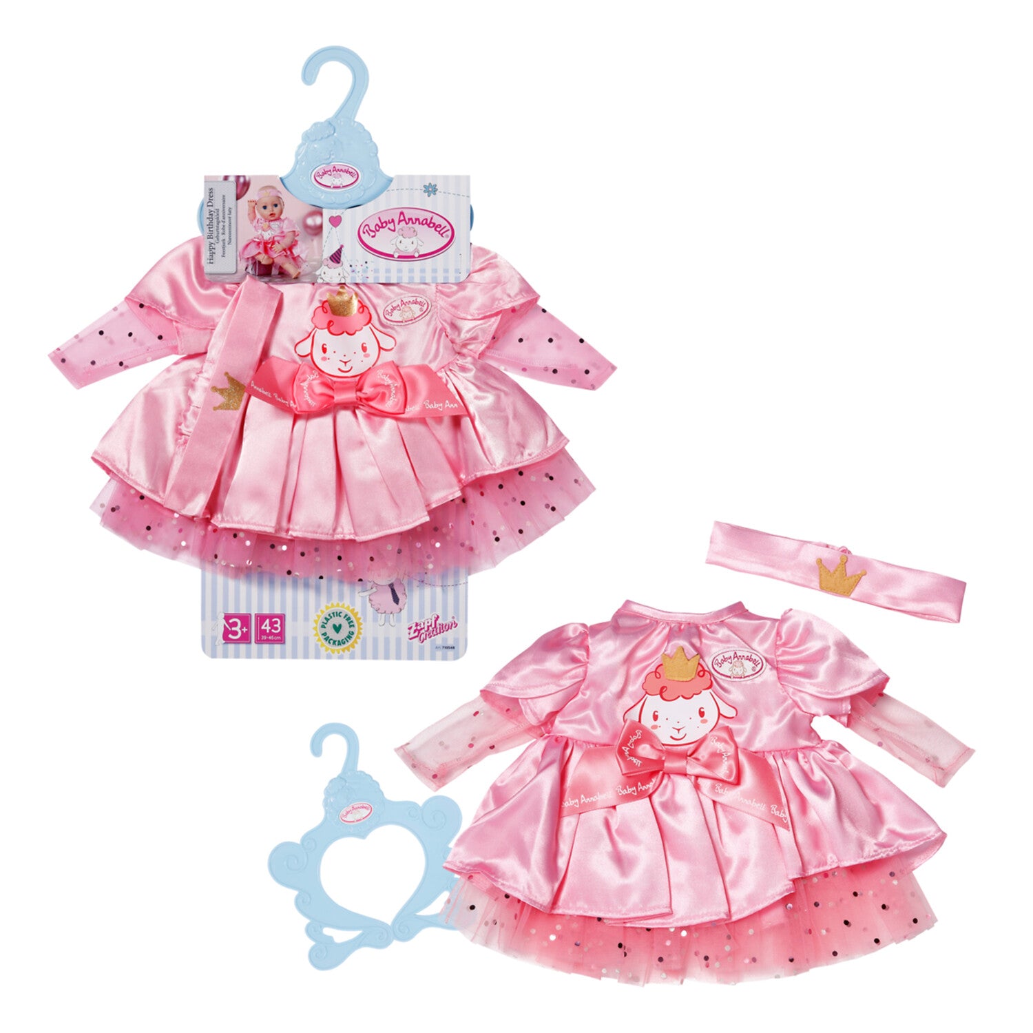 Baby Annabell Happy Birthday Dress 43cm