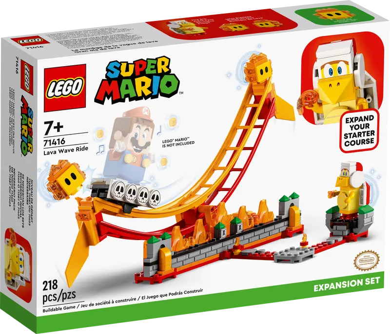 71416 Lego Super Mario Lava Wave Ride Expansion Set