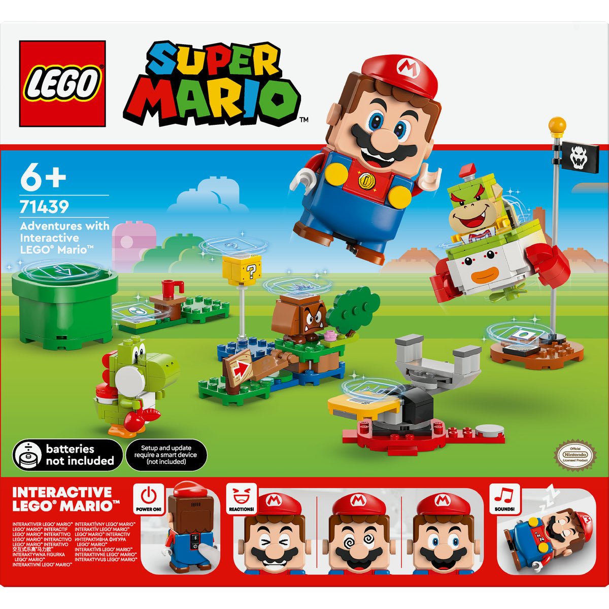 LEGO Super Mario Adventures with Interactive LEGO Mario 71439 - Moons Toystore