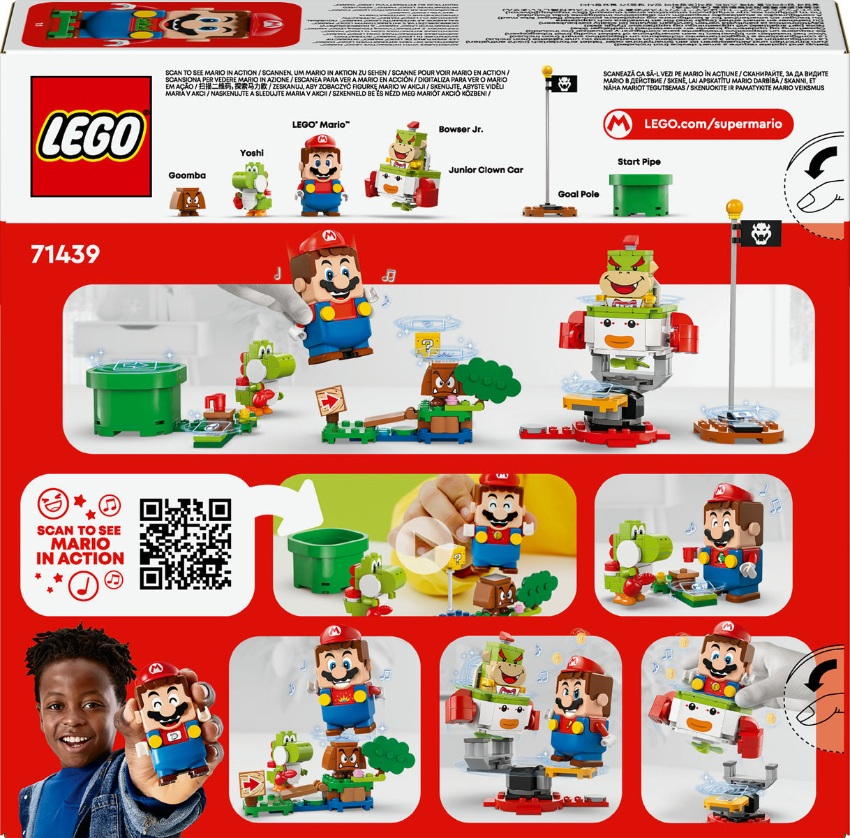 LEGO Super Mario Adventures with Interactive LEGO Mario 71439 - Moons Toystore