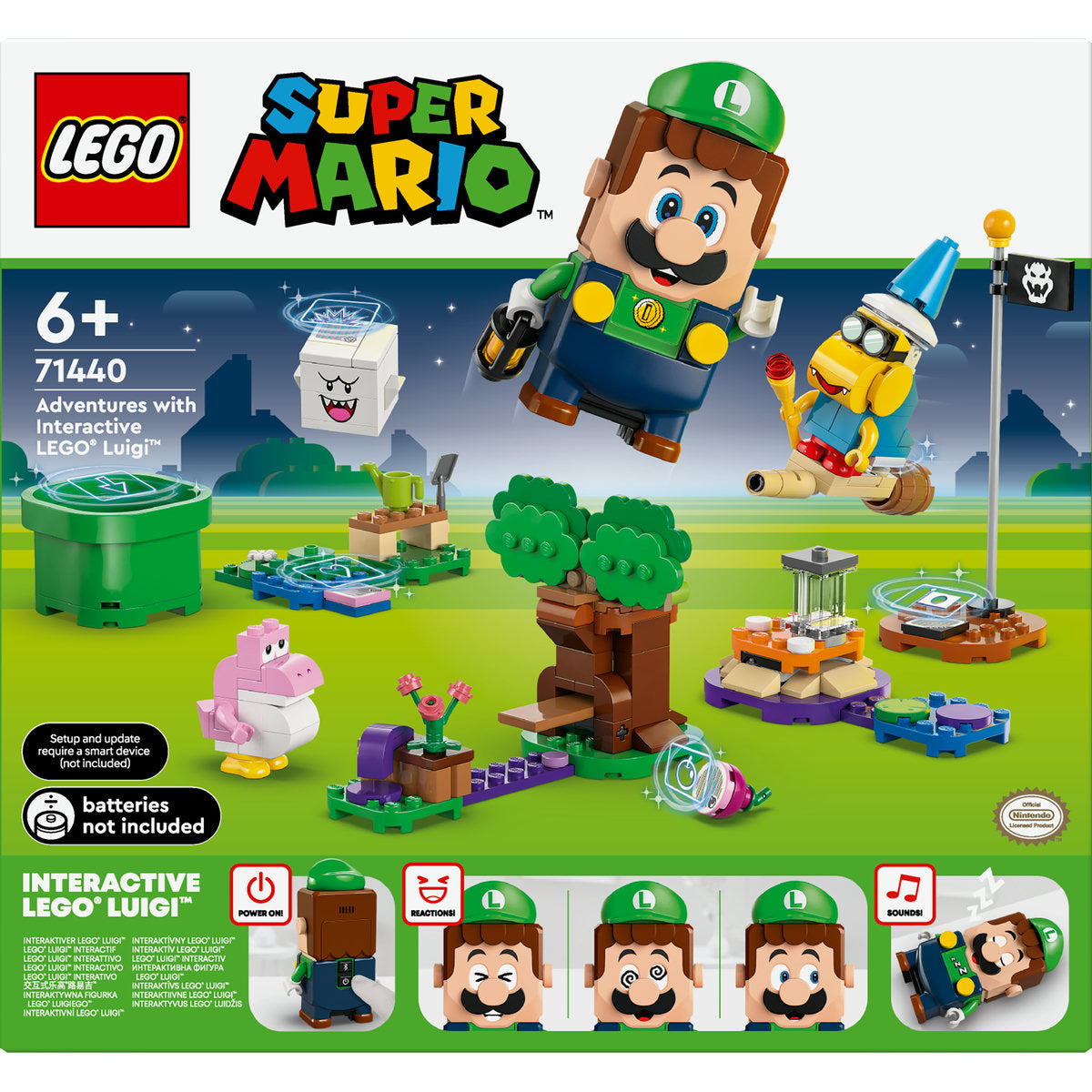 LEGO Super Mario Adventures with Interactive LEGO Luigi 71440 - Moons Toystore