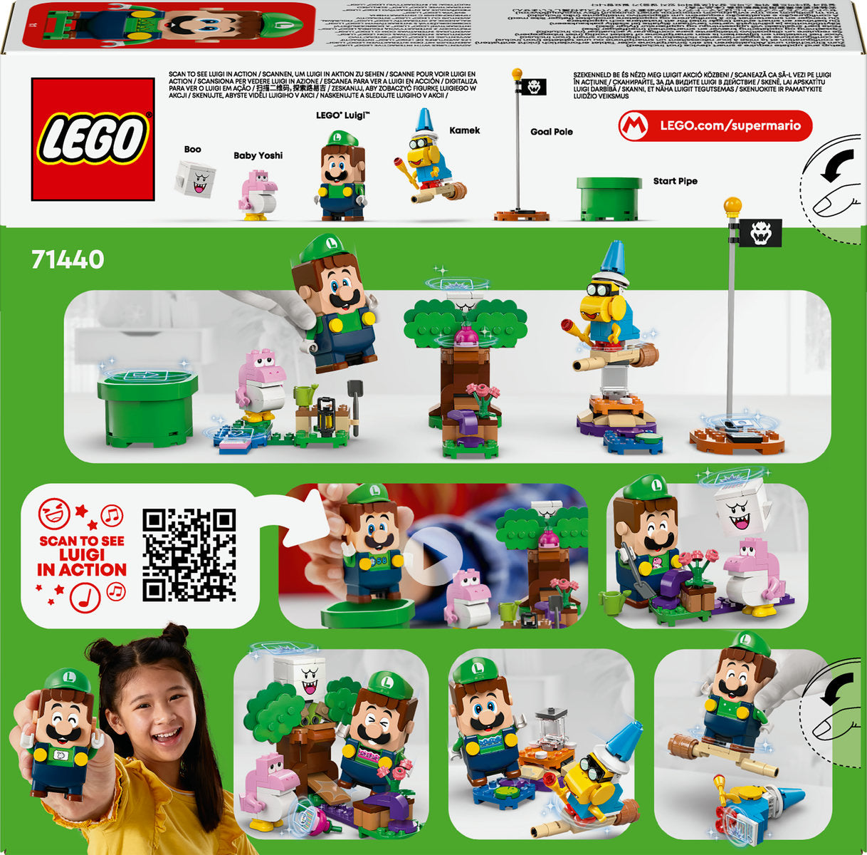 LEGO Super Mario Adventures with Interactive LEGO Luigi 71440 - Moons Toystore