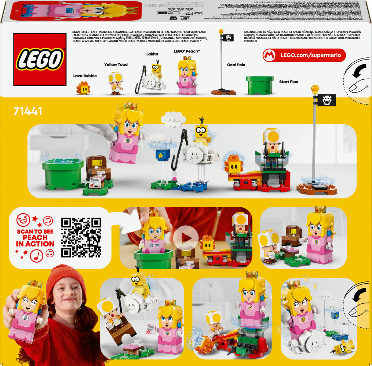 LEGO Super Mario Adventures with Interactive LEGO Peach 71441 - Moons Toystore