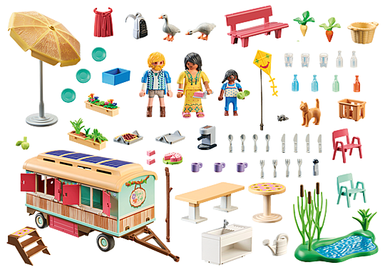 PLAYMOBIL Cozy site trailer cafe 71441