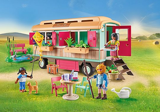 PLAYMOBIL Cozy site trailer cafe 71441