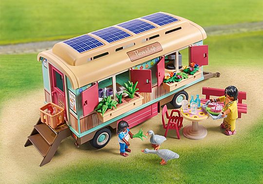 PLAYMOBIL Cozy site trailer cafe 71441