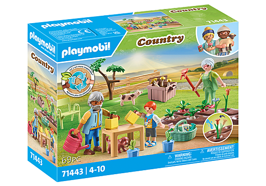 PLAYMOBIL 71443 Country Vegetable Garden with Grandparents