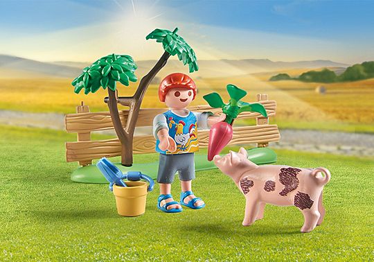 PLAYMOBIL 71443 Country Vegetable Garden with Grandparents