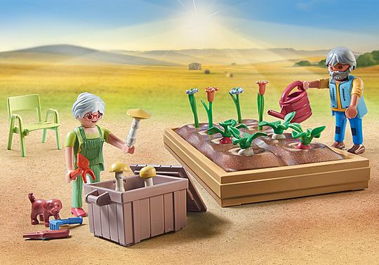 PLAYMOBIL 71443 Country Vegetable Garden with Grandparents