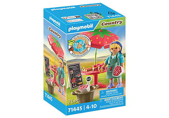 PLAYMOBIL 71445 Country Homemade Strawberry Jam Stall