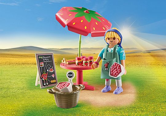 PLAYMOBIL 71445 Country Homemade Strawberry Jam Stall