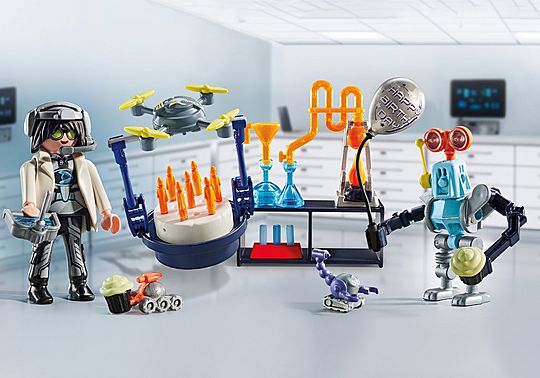 PLAYMOBIL 71450 Researchers With Robots