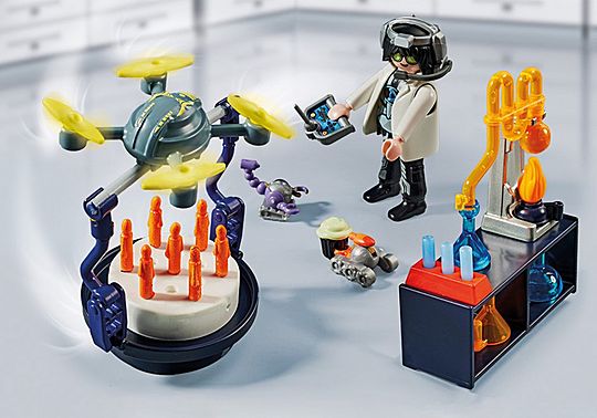 PLAYMOBIL 71450 Researchers With Robots