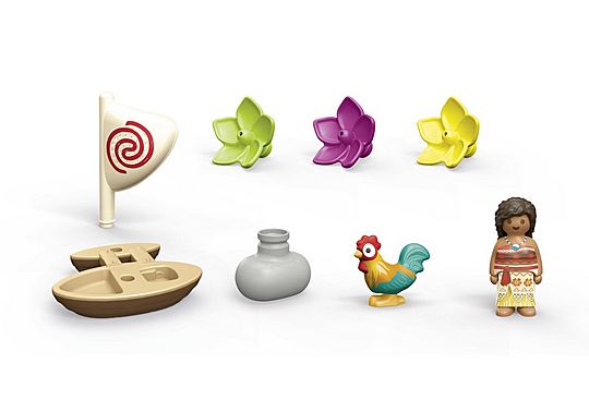 Playmobil 71459 JUNIOR AQUA & Disney: Moana's Sail Boat