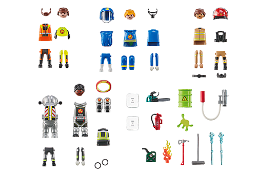 PLAYMOBIL 71468 My Figures Fire Rescue